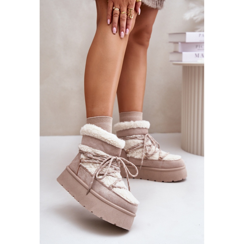 Doposci Modello HY867-39 Beige Chiaro 1