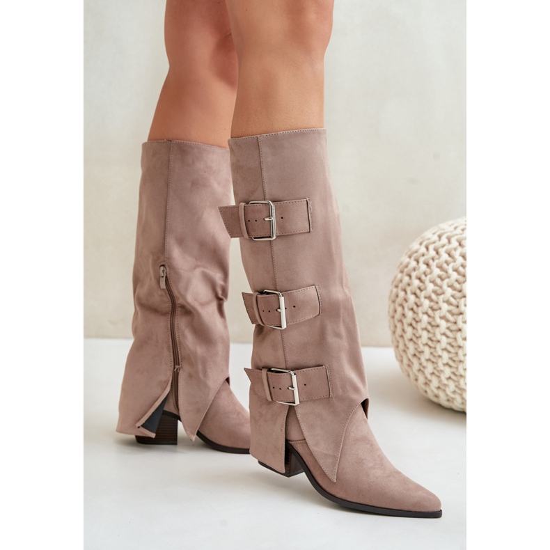 Stivali Modello Vamissa QT108P Beige 1