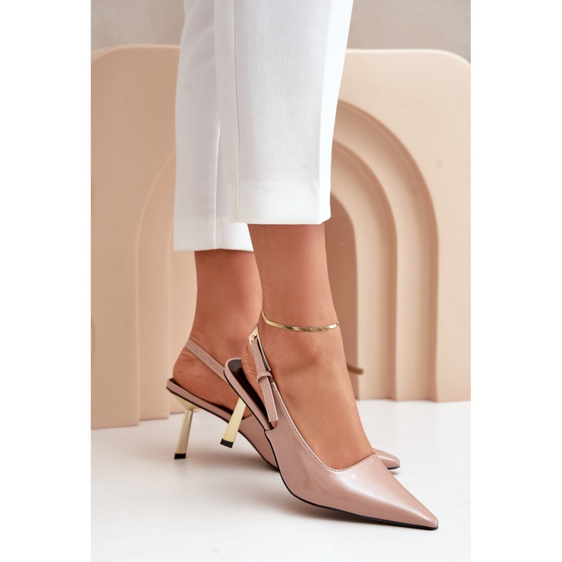 Tacchi alti Modello CH878 Beige 1