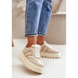 Scarpe Sportive Modello 24886 Beige 1