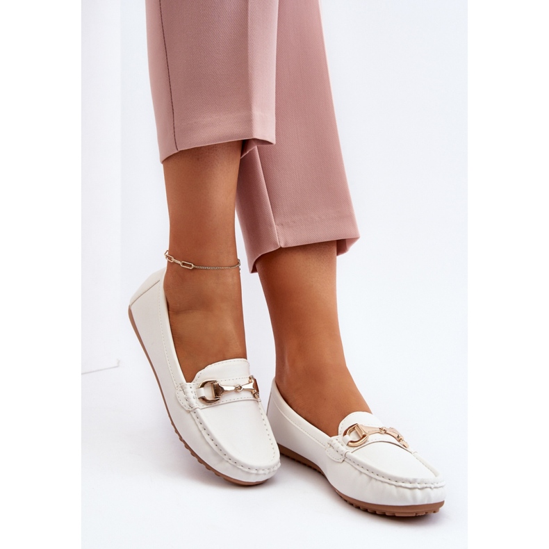 Mocassini Modello NN22-991 Bianco bianca 1