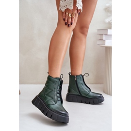 Zazoo 60472 Stivaletti verde scuro 1