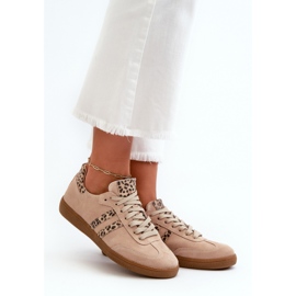 Zazoo N1068 Scarpe sportive beige 1