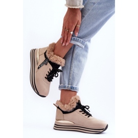 Scarpe sportive modello 21-Q99 beige 2