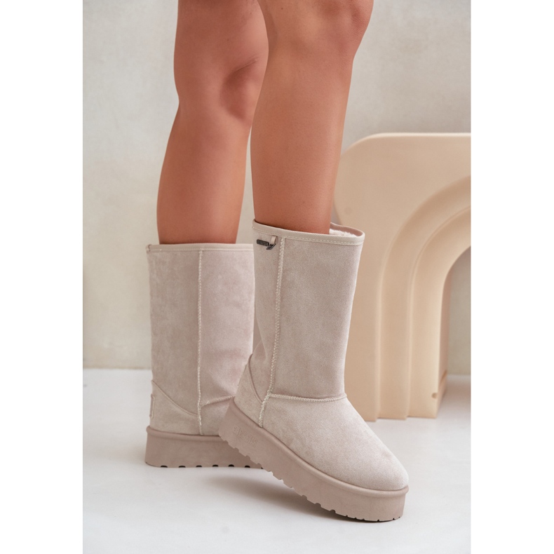 Big Star OO274894 Stivali da neve beige chiaro 1