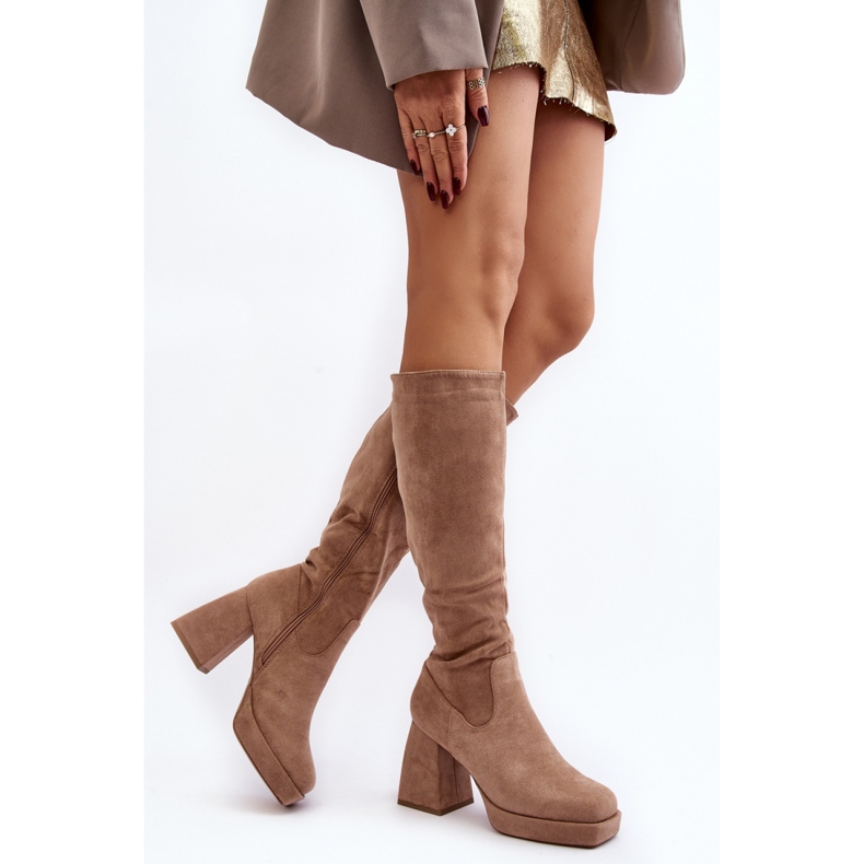 Stivali Modello 168-501 Beige 1