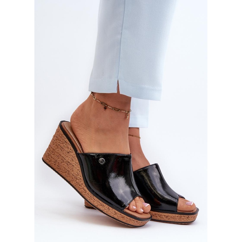 Step in style Sergio Leone KL213 Infradito nere nero 1
