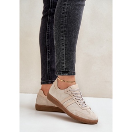 Zazoo N1068 Scarpe sportive beige 1