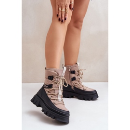Lee Cooper LCJ-24-47-3143 Stivali da neve beige 1