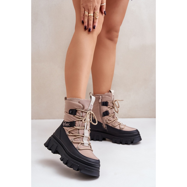 Lee Cooper LCJ-24-47-3143 Stivali da neve beige 1