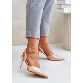 Scarpe con tacco Modello SQC-128 Beige 1