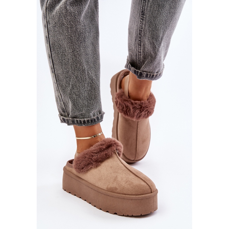 Ciabatte Modello 24890 Beige Scuro 1