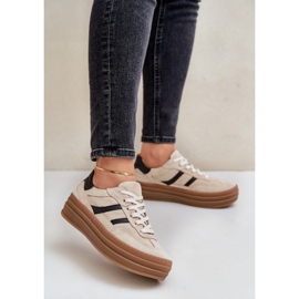 Zazoo N1176 Scarpe sportive beige 1