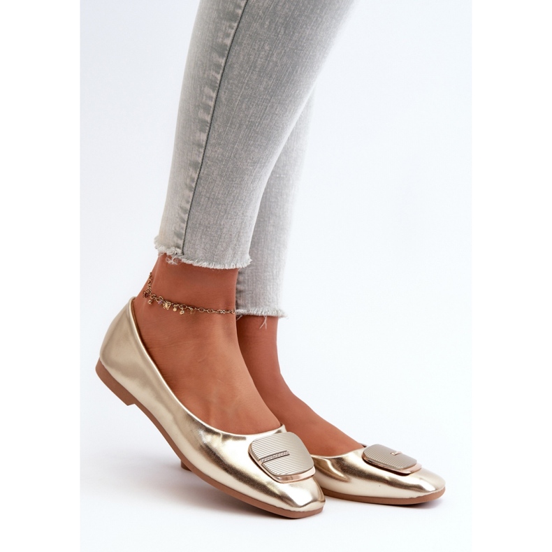 Ballerine Modello ZA37 Oro giallo 1