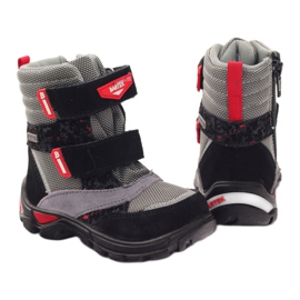 Bartek Stivali Stivali impermeabili 21473 nero rosso grigio 2