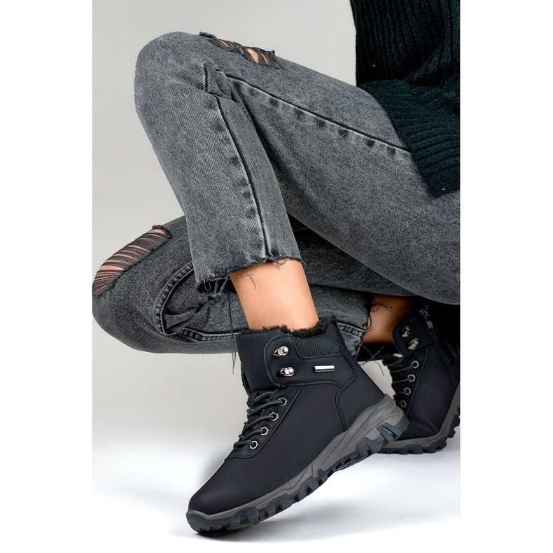 Scarpe da Trekking Modello 3906-1B Nere nero 1