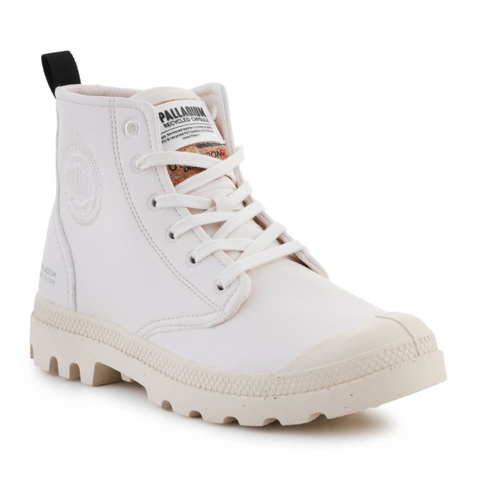 Scarpe Palladium Pampa Hi Re Vegan Lth 74378-116-M bianco 1