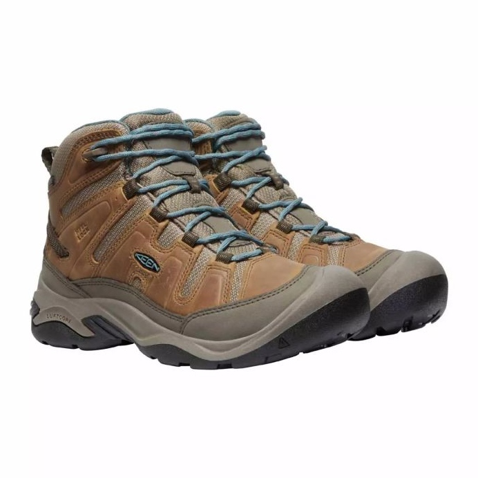 Scarpe da trekking KEEN Circadia Mid Wp tostato COCCO/NORTH Atlantic KE-1026764 marrone 1
