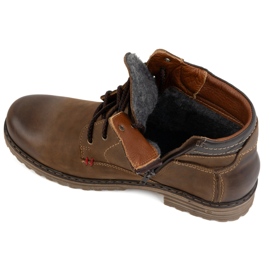 ABIS Calde scarpe da uomo 197 marroni marrone 2