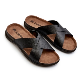 Pelle maschile inblu gv00001i flip neri nero 1