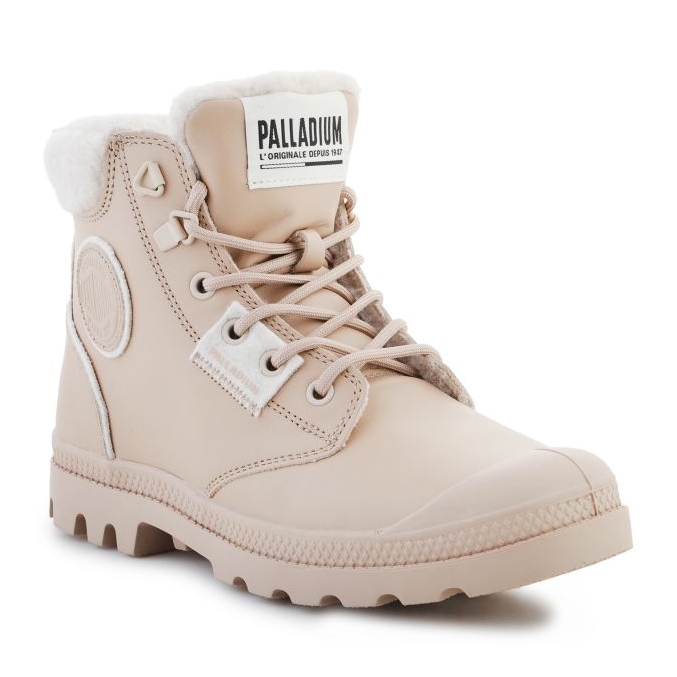 Scarpe Palladium Pampa Hi Snow Warm 94380-235-M, beige 1