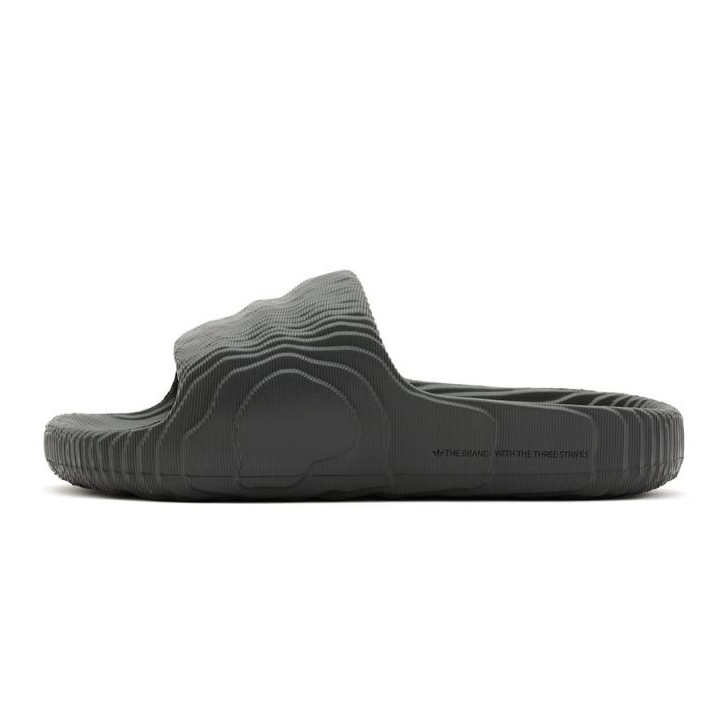 Adidas Adilette 22 Grey Five infradito da uomo, lifestyle, alla moda per l'estate, nere (HP6522) grigio 1