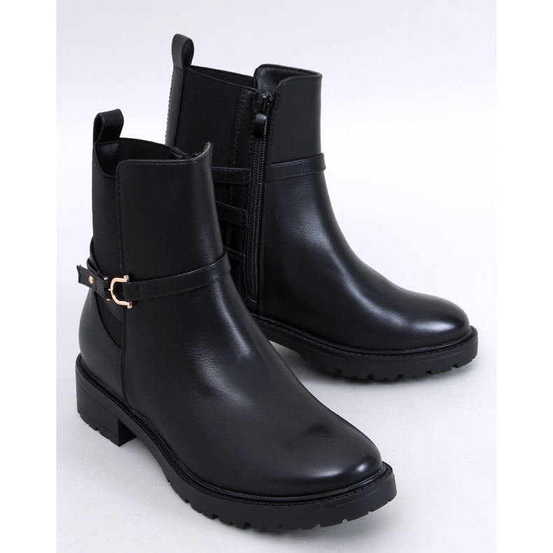 Stivaletti Chelsea classici da donna Royle Black nero 1
