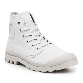 Scarpe Palladium Pampa Hi Mono Moonstruck 73089-055 bianca 1