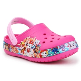 Crocs Psi Patrol Fl Paw Patrol Band Zoccolo Jr 205509-670 rosa 1