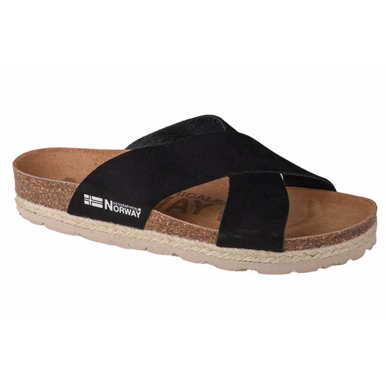 Pantofole Geographical Norway Sandalias Bios Tiras Cruzadas W GNW20411-01 nero 1