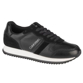 Calvin Klein Low Top Lace Up Lth M HM0HM00287-BAX scarpe nero 1