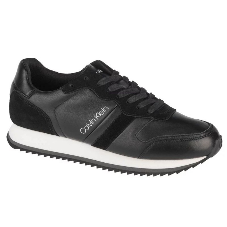 Calvin Klein Low Top Lace Up Lth M HM0HM00287-BAX scarpe nero 1