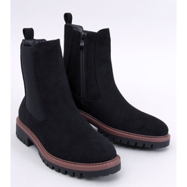 Stivaletti Chelsea in camoscio nero Fuqua 1