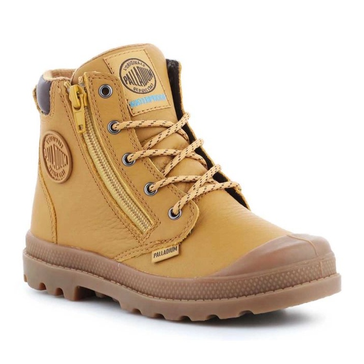 Scarpe Palladium Pampa Hi Cuff Wp 53476-216-M marrone 1