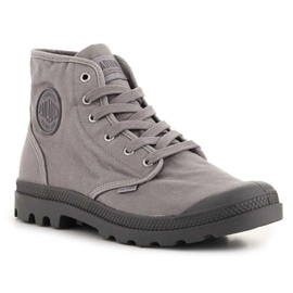 Palladium Pampa High Hi 02352-071-M Scarpe in flanella grigia grigio 1