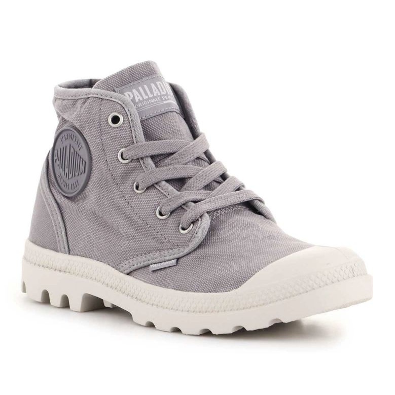 Palladium Us Pampa Hi F 92352-071-M Scarpe in flanella grigia grigio 1
