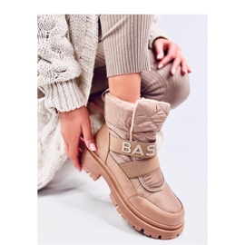 Scarponi da neve da donna Little Khaki beige 1
