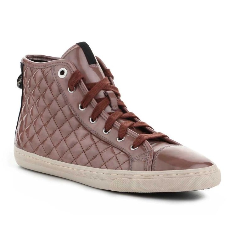 Scarpe Geox D N.Club A - Metal.Synt.Pat. D4258A-000HI-C8014 marrone 1