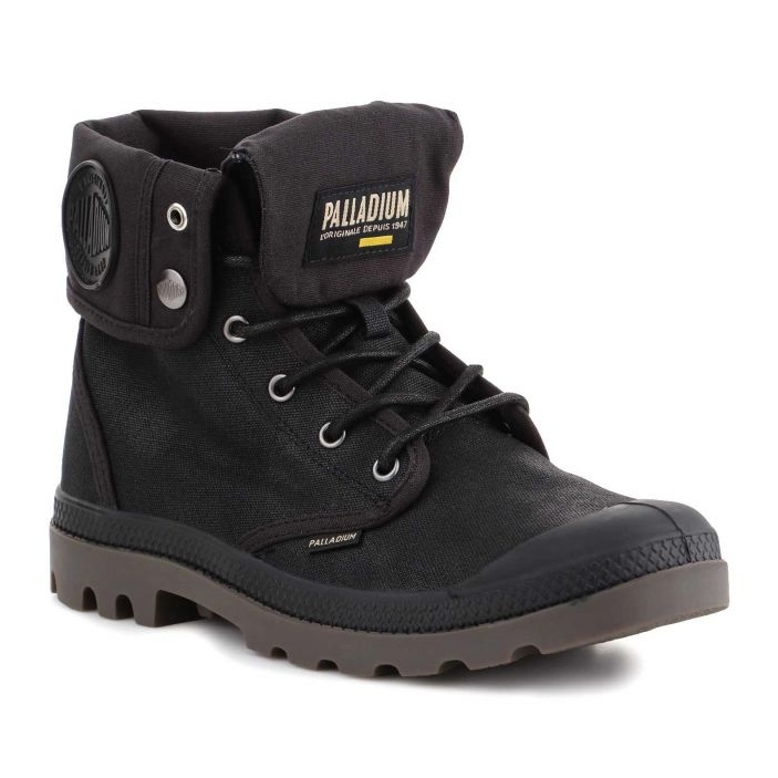 Scarpe Palladium Pampa Baggy Wax Nero 77213-008-M 1