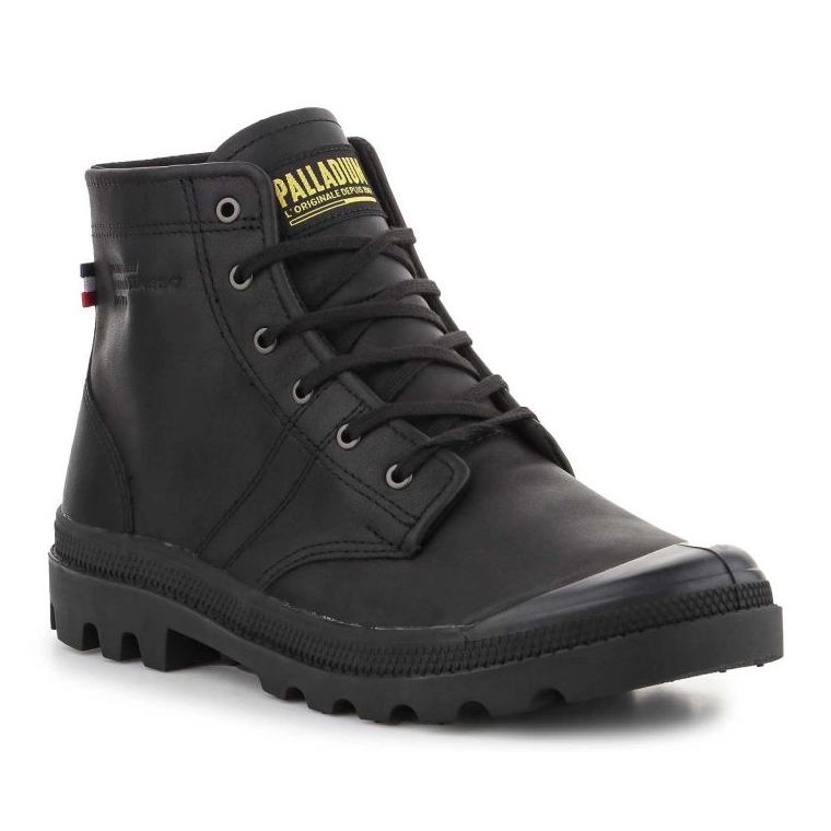 Scarpe Palladium Pallabrousse Legion Pelle 77187-010-M nero 1