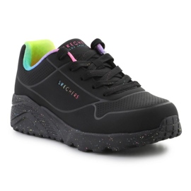 Scarpe Skechers Uno Lite Rainbow Speckle 310456L-BKMT nere nero 1