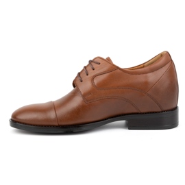 Olivier Scarpe stringate da uomo in pelle, marrone, P14 1