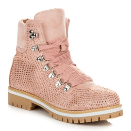 Vices Trapper con lacci larghi rosa 1