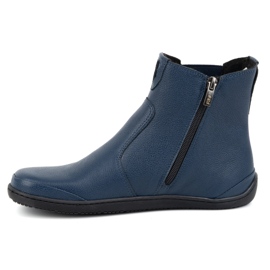 Olivier Stivaletti Chelsea da donna a piedi nudi con cerniera, isolanti 1263, blu navy 1