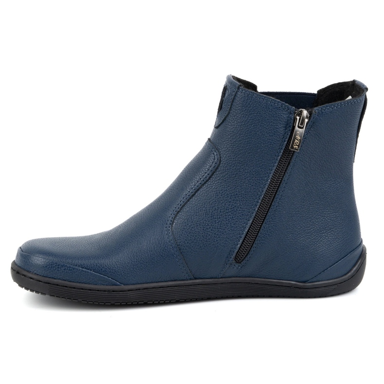 Olivier Stivaletti Chelsea da donna a piedi nudi con cerniera, isolanti 1263, blu navy 1