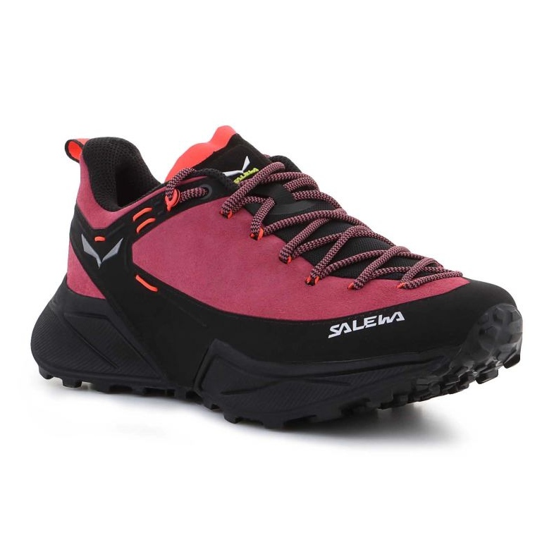 Scarpe in pelle Salewa Ws Dropline 61394-6572 rosso 1