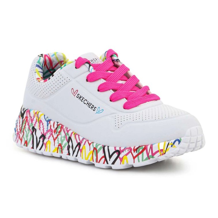 Scarpe Skechers Lovely Luv 314976L-WMLT bianca 1
