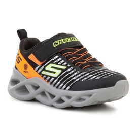 Scarpe Skechers S Lights 401650L-BKOR nero 1