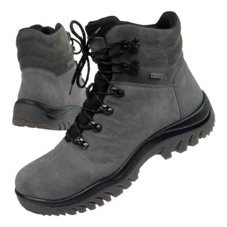 Scarpe da trekking 4F OBMH255 25S grigio 1