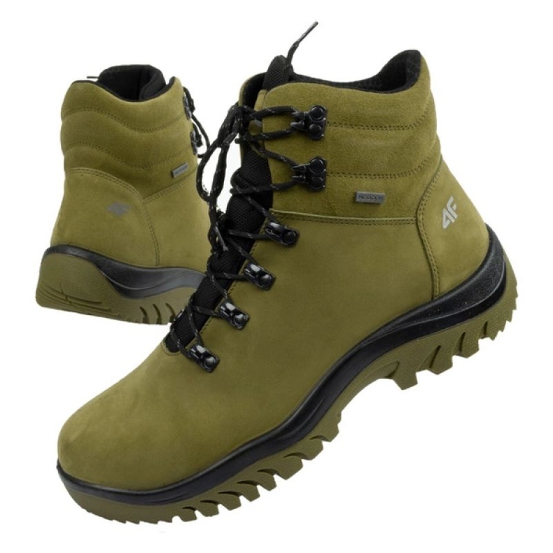 Scarpe da trekking 4F OBMH255 45S verde 1